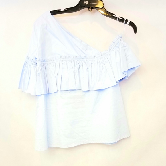 One-Shoulder Ruffle Top - Picture 4 of 7